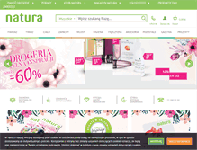 Tablet Screenshot of drogerienatura.pl